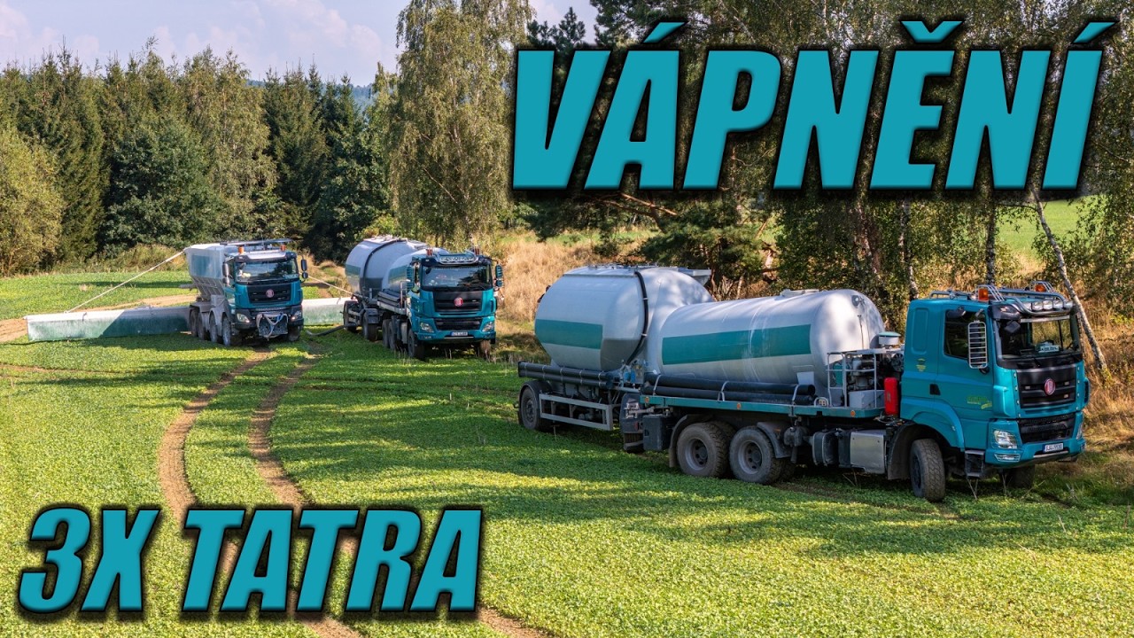 Vápňění Agro Radomyšl Tatra Phoenix Euro 6 8x8  | Lime