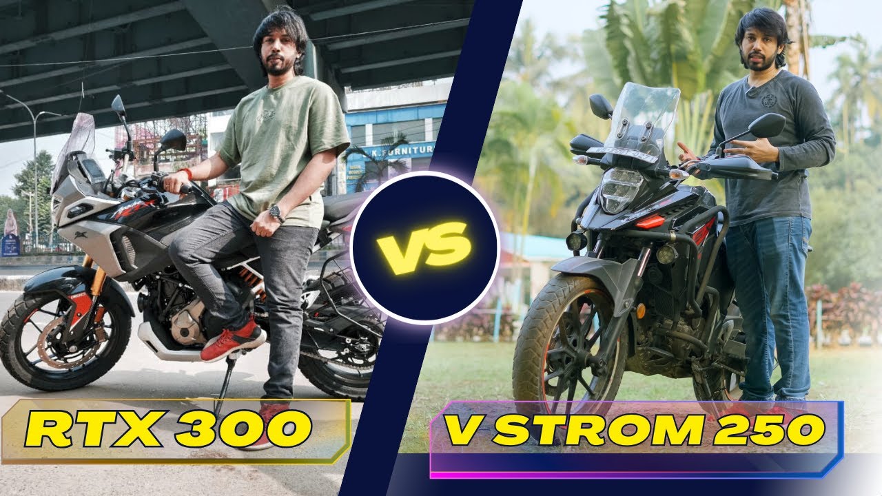 TVS RTX 300 vs Suzuki V Strom 250-One video for all your Answers