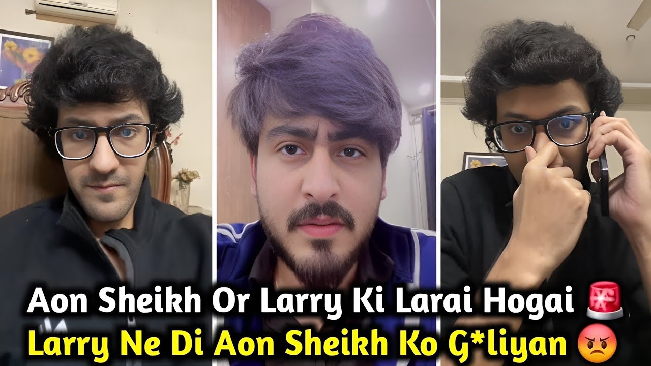 Aon Sheikh Fight With Larry Today On Tiktok Live | Larry Ne Di G*liyan | Rajab Family Tiktok Update 