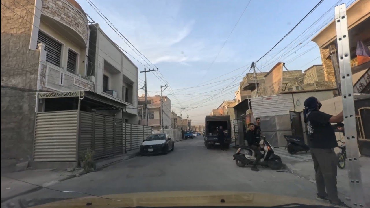 جولة في بغداد من العامرية الى منطقة ديوان  المخابرات