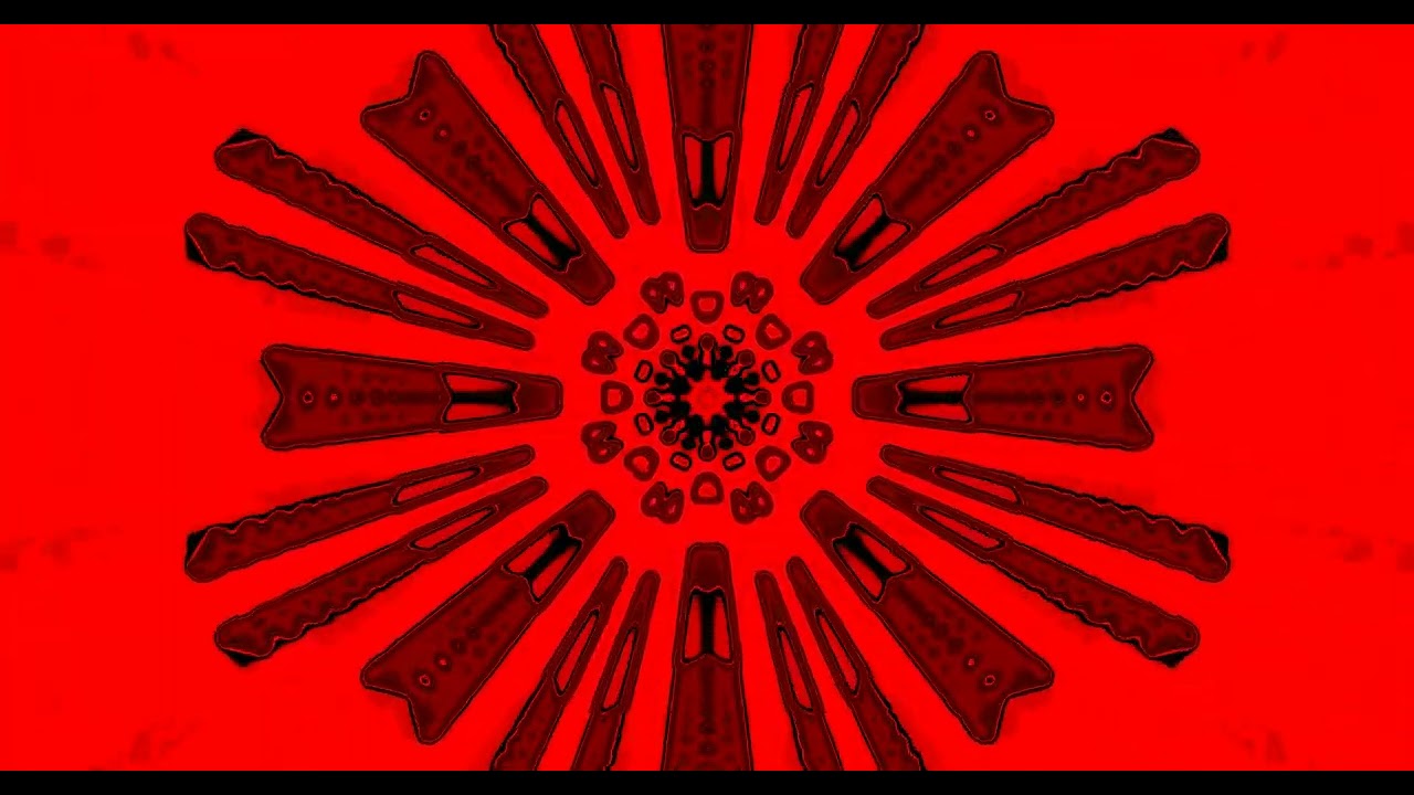 10 hours Red Neon Tunnel Screensaver 4K UHD 60FPS VJ Loop Animation