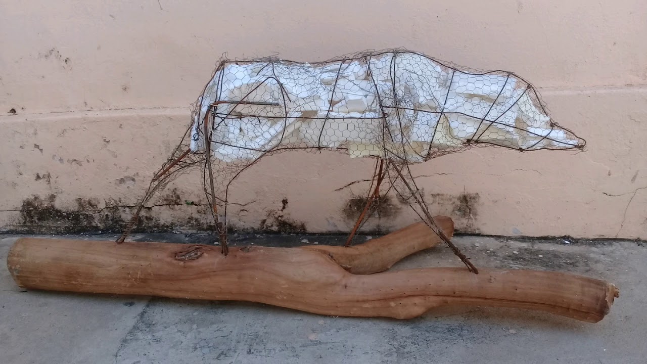 Escultura em cimento