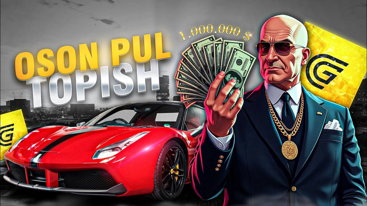 😃Путь БОМЖА #5 Uzbek tilda GRAND MOBILE oson pul topish yõli 💸
