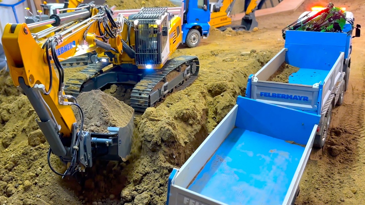 Amazing RC Machines at work at the Stonebreaker Arena Part 2/4
