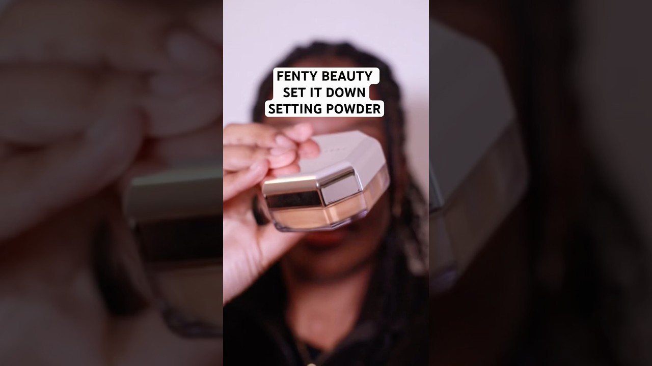 FENTY BEAUTY SETTING POWDER IS THAT GIRL! SET IT DOWN IN THE SHADE HONEY 