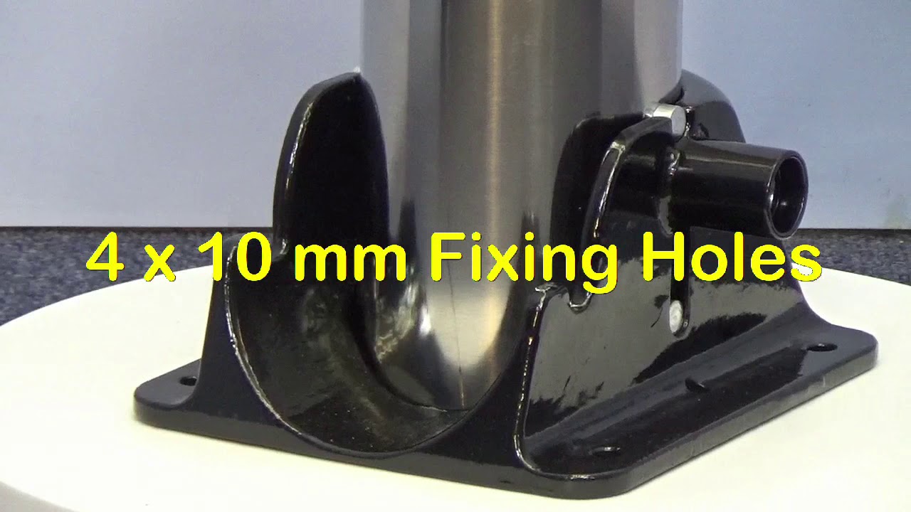Heavy Duty Fold Down Stainless Steel Security Post