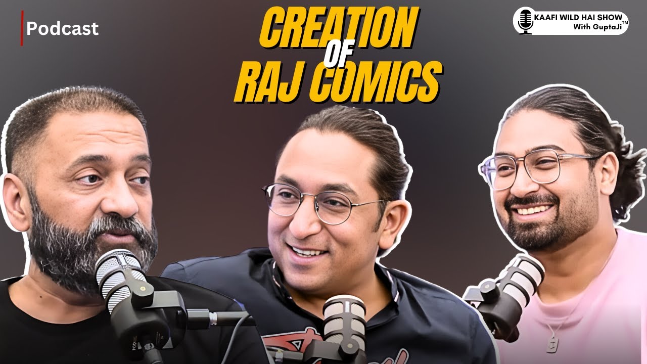 The Process Of Creating Raj Comics | Sanjay Gupta & Ravi Gupta | Kaafi Wild Hai Show Ep 21