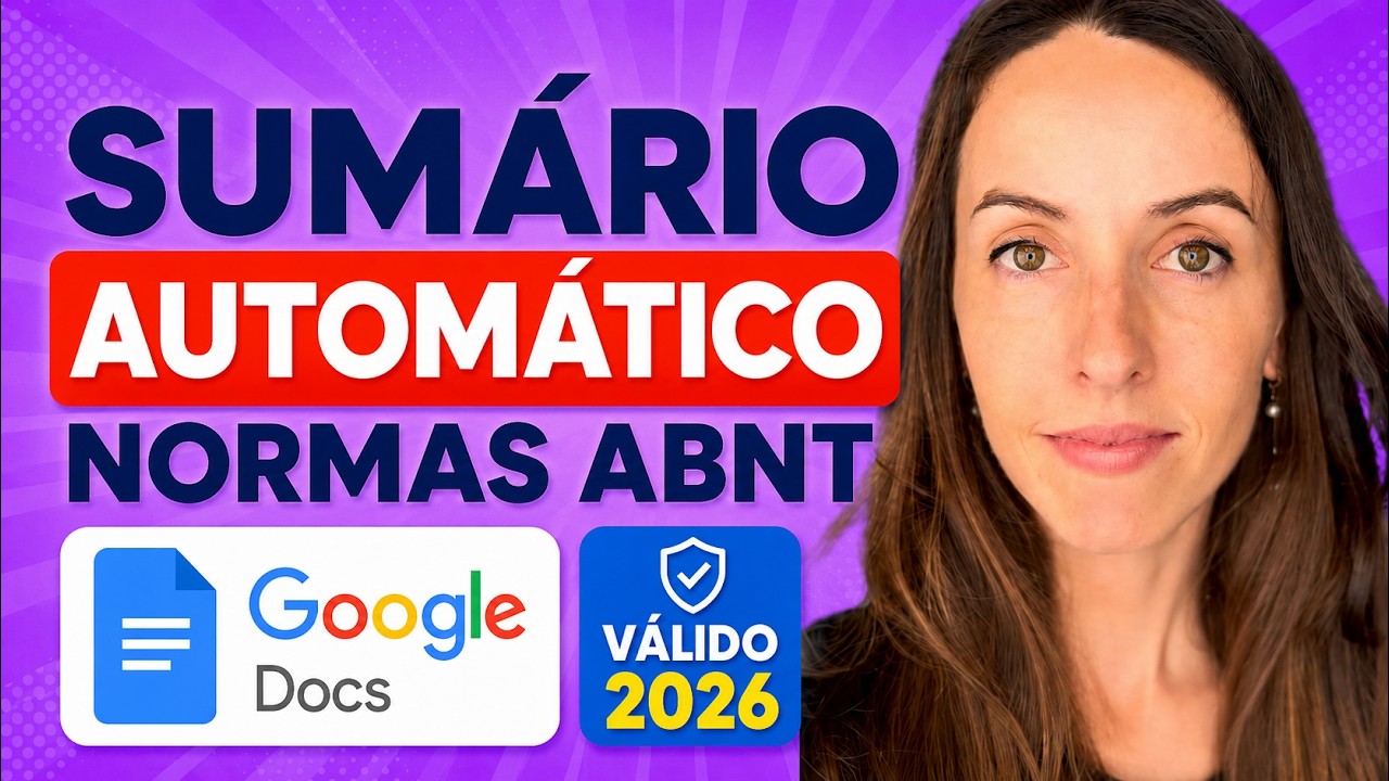Sumário Automático ABNT - Google Docs (Válido 2026)