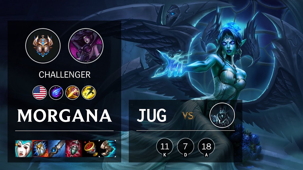 Morgana Jungle vs Karthus - NA Challenger Patch 10.16