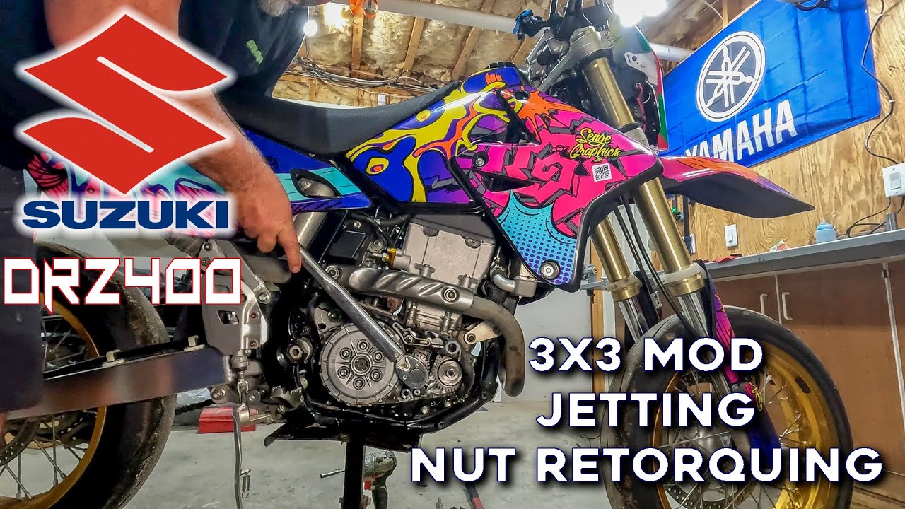 Suzuki DR-Z400 Preventative Maintenance & Performance Mods 3x3 Ep82