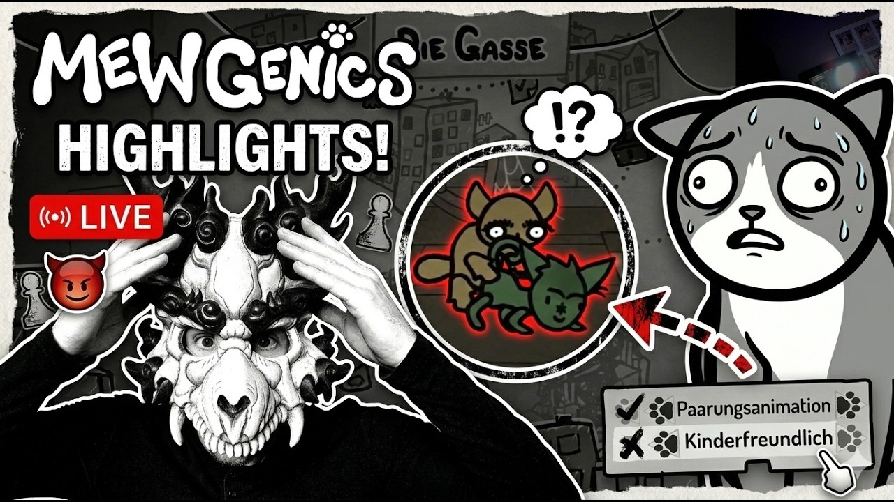 Ich habe die KRANKESTEN Katzen in Mewgenics gezüchtet... | Twitch Highlights Deutsch
