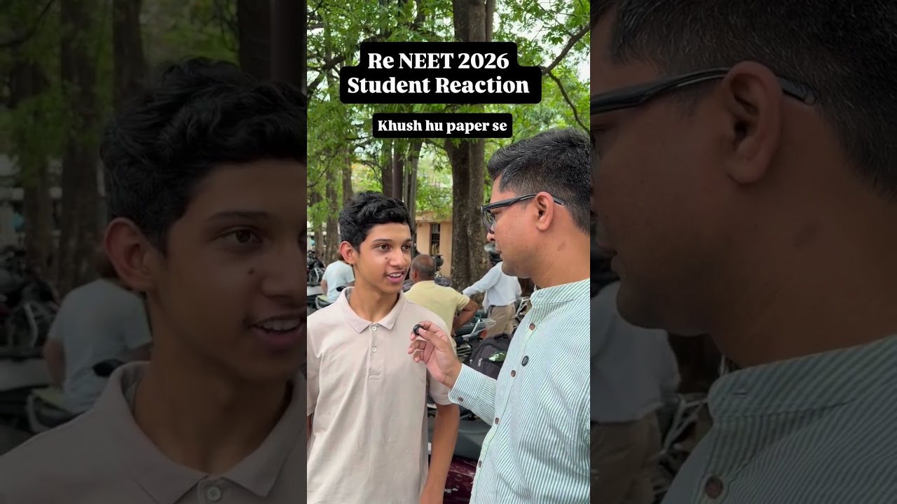 Re-NEET 2026 Student Reaction #neet #mbbs #neet2026 #mbbsadmission #medical