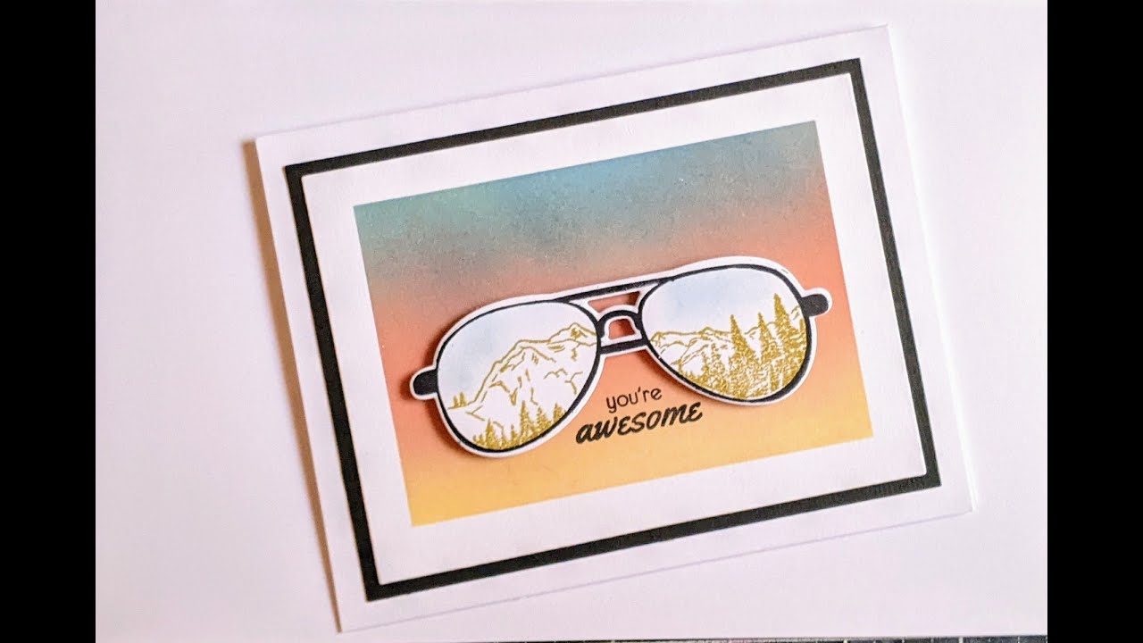 Card creating with Altenew Spectacular Adventures stamp
