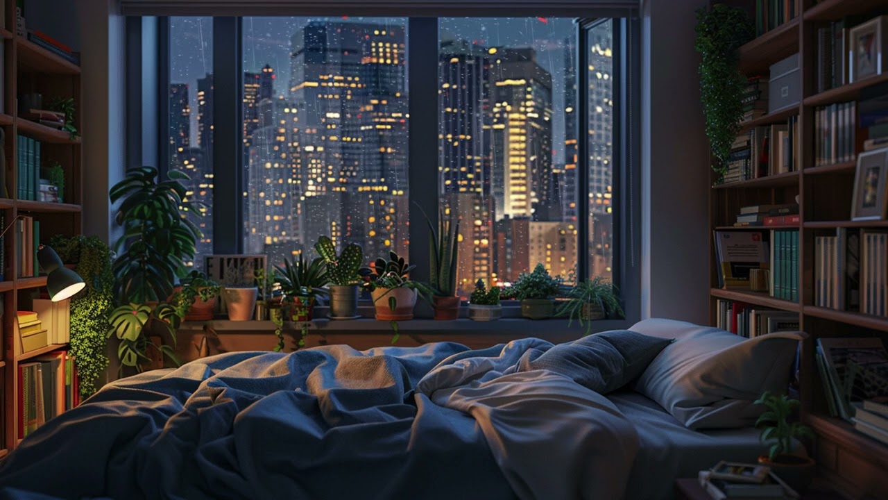 Immersive Rain Soundscapes with Gentle Thunder  for Deep Sleep, Enhanced Focus, and Stress Relief