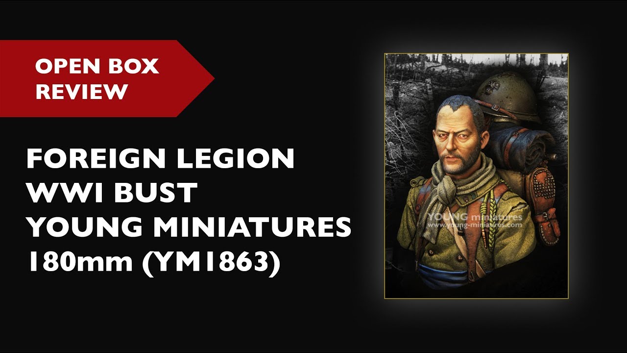 FOREIGN LEGION WWI BUST - YOUNG MINIATURES 180mm (YM1863)