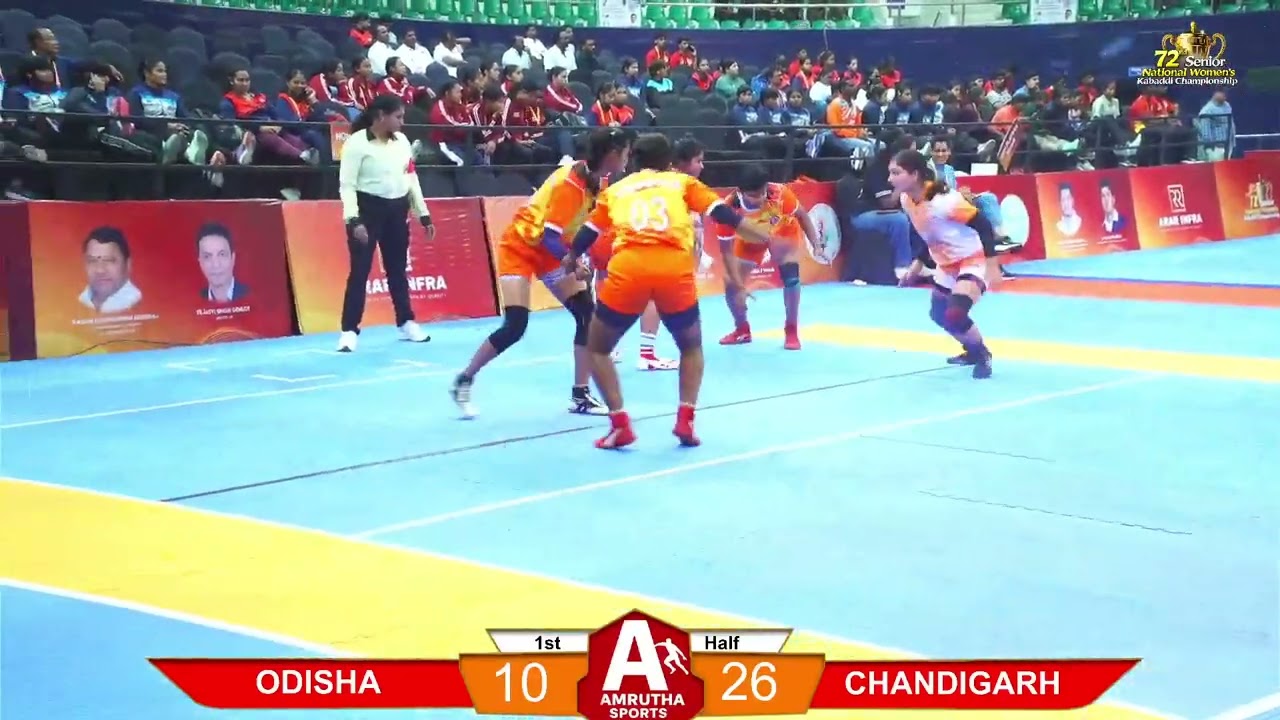 Chandigarh vs Odisha Full Match | 72nd Senior National Women&rsquo;s Kabaddi Championship 2026 