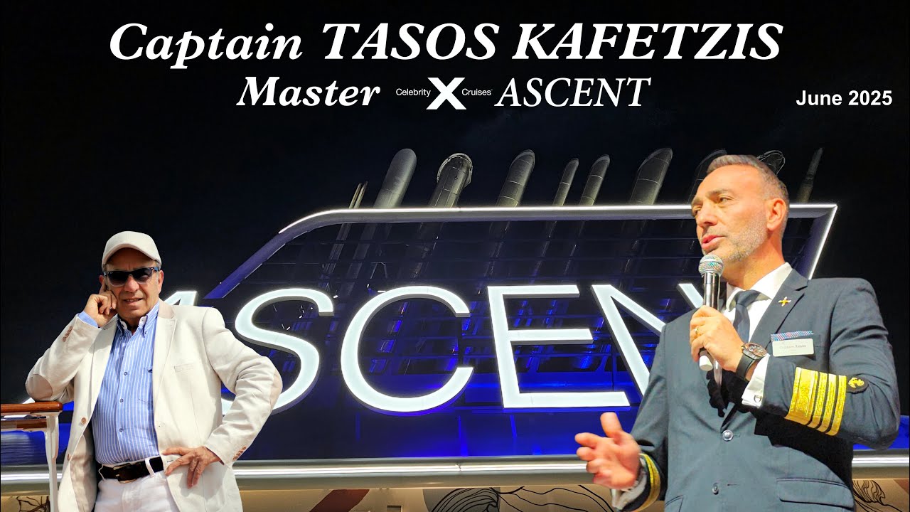 CELEBRITY ASCENT & Speech Captain TASOS KAFETZIS By Costi