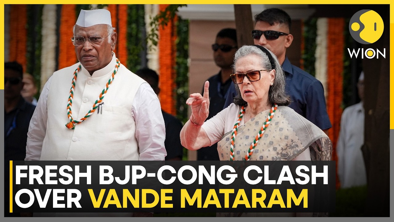 Vande Mataram Row Explodes: BJP Attacks Congress Over Two-Stanza Policy | WION
