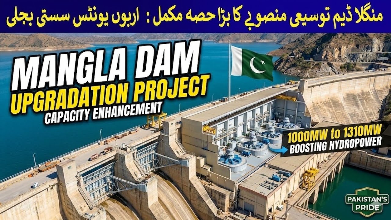 Mangla Dam Upgrade Delivers Billions of Units of Low-Cost Power | Pakistan Energy News 2026