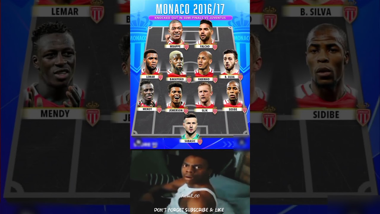 Monaco 2016/17 🔥🥶 #fifa #ligue1 #efootball