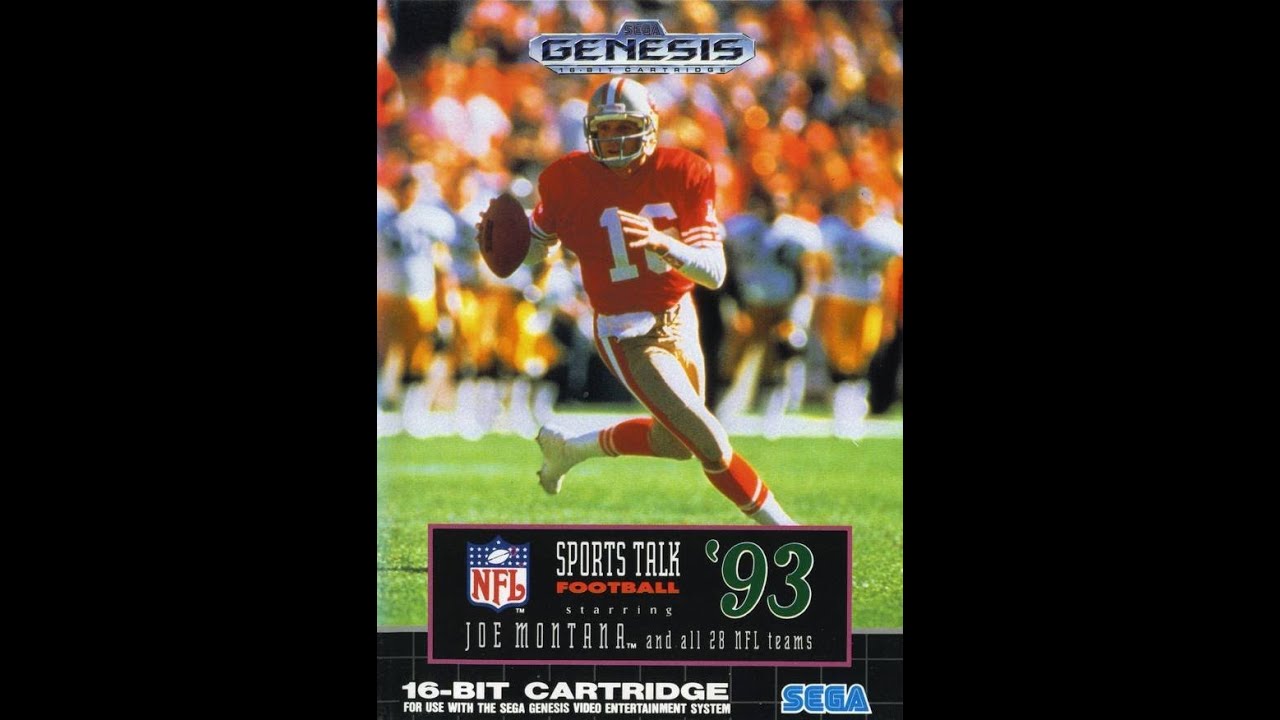 NFL Sports Talk Football '93 (Sega Genesis) - New York Giants at San Francisco 49ers