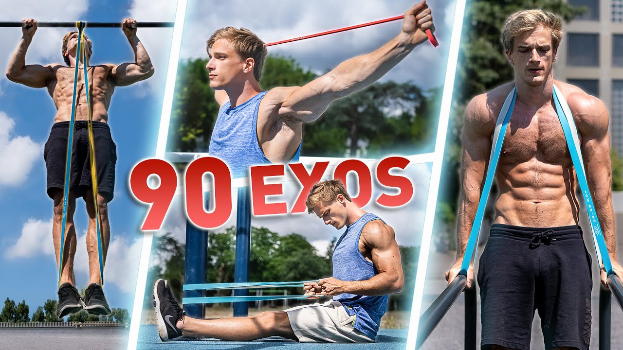 LE GUIDE ULTIME DES BANDES ÉLASTIQUES 🌈 (90+ Exercices, 1 Programme)