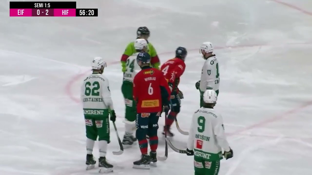 Semifinal 1 24/25: Highlights Edsbyn - Hammarby 3-2