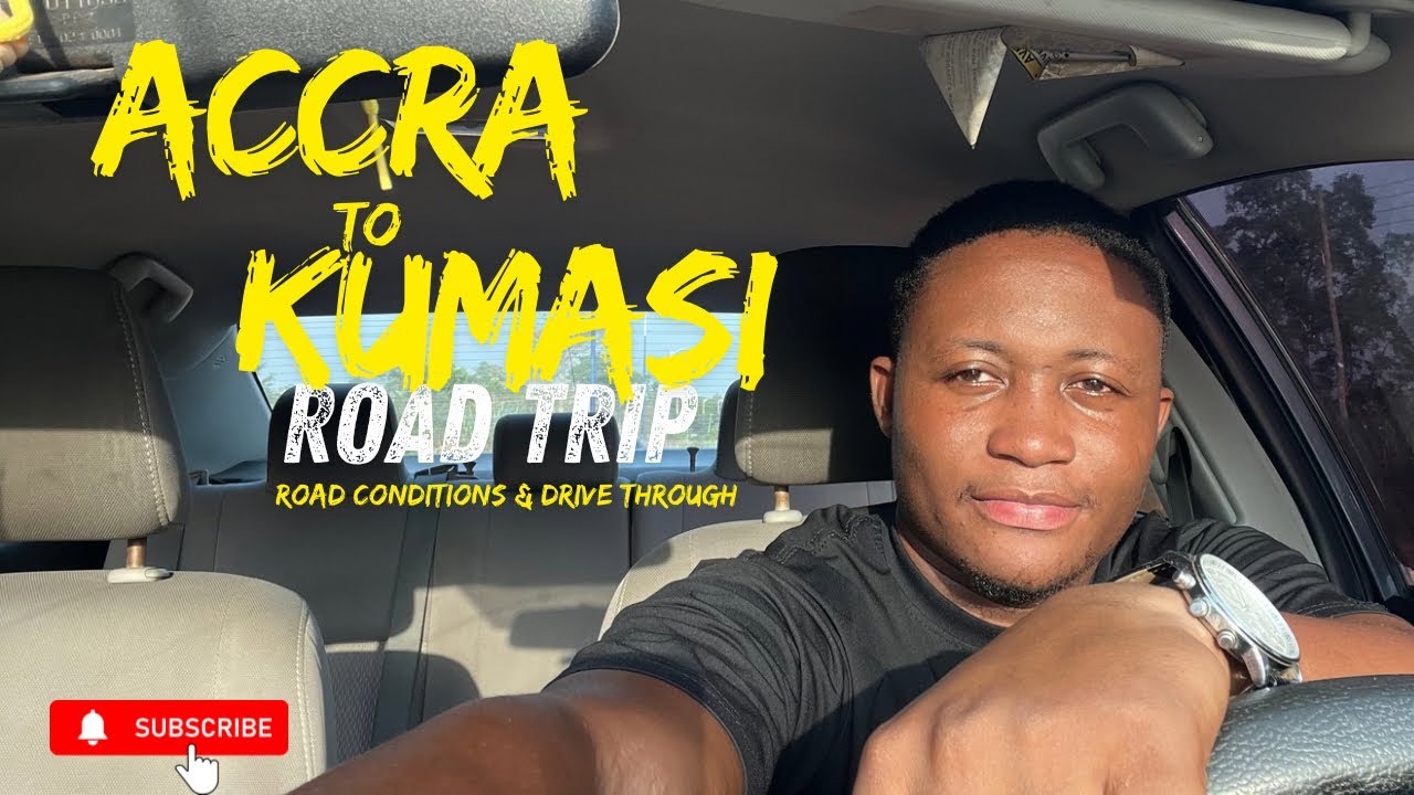 I Drove from Accra to Kumasi 🇬🇭 | Road Conditions & Scenic Views