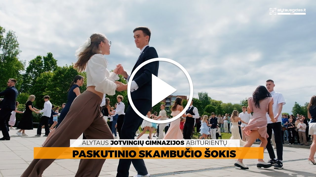 Alytaus Jotvingių gimnazijos abiturientų Paskutinio skambučio šokis (2025m.)