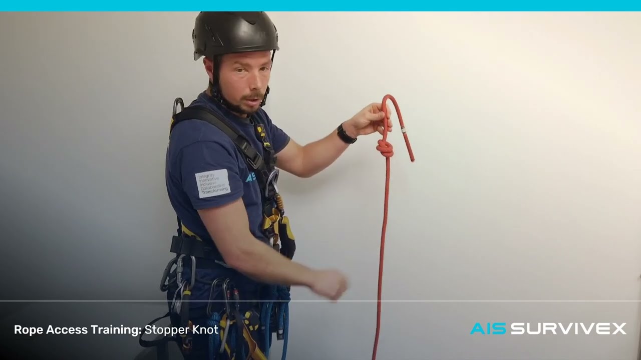 Rope Access Training: How To Tie A Stopper Knot