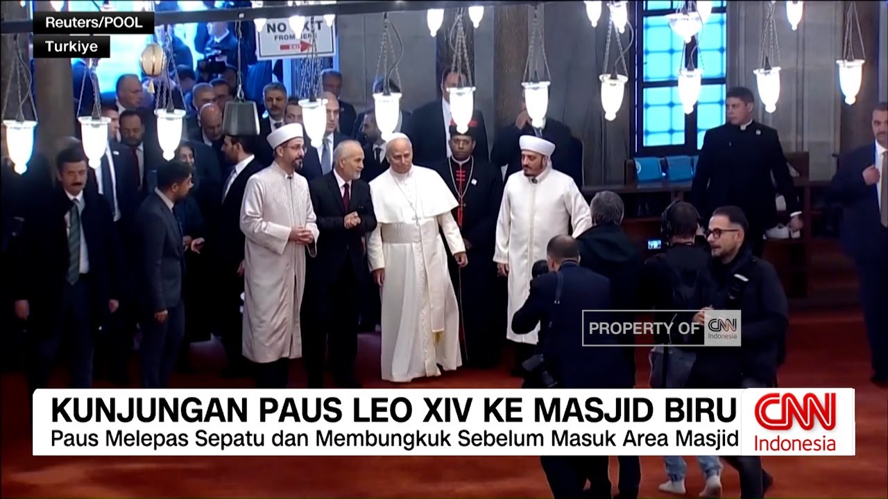 Kunjungan Paus Leo XIV ke Masjid Biru