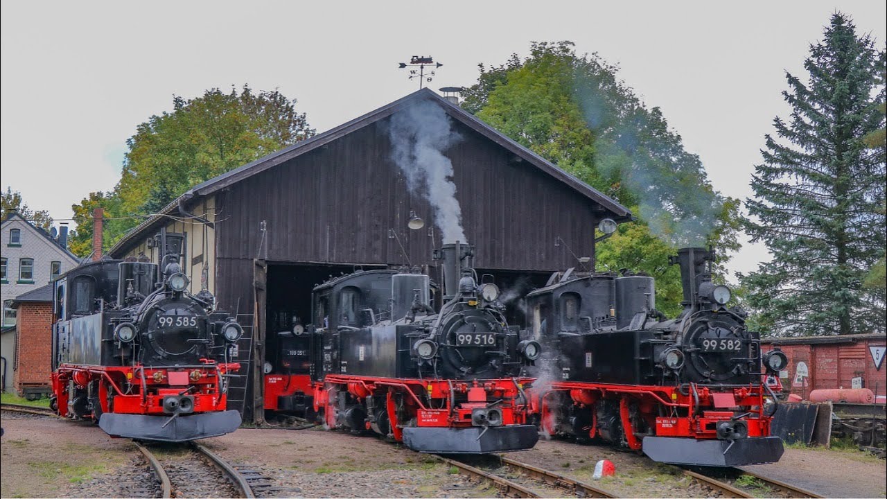 Museumsbahn Schönheide - 99 585 in der alten Heimat - 30 Jahre Konzession