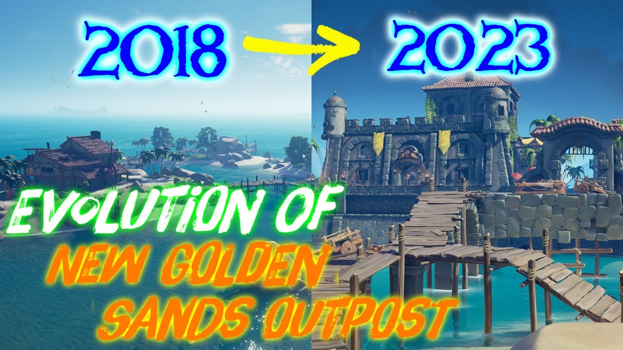 Эволюция New Golden Sands Outpost 2018-2023