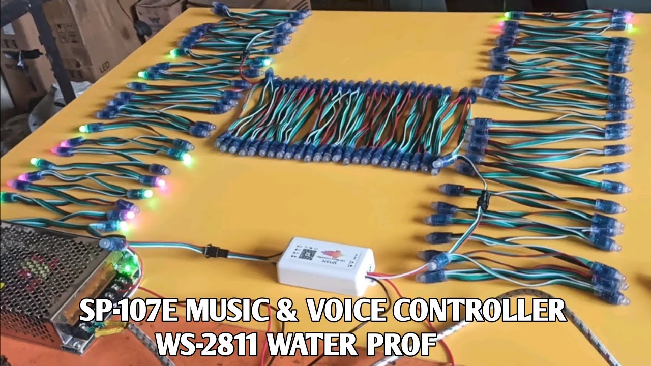 SP 107E MUSIC VOICE CONTROLLER  WS2811 5V 20A @easytechzones @easytechzones