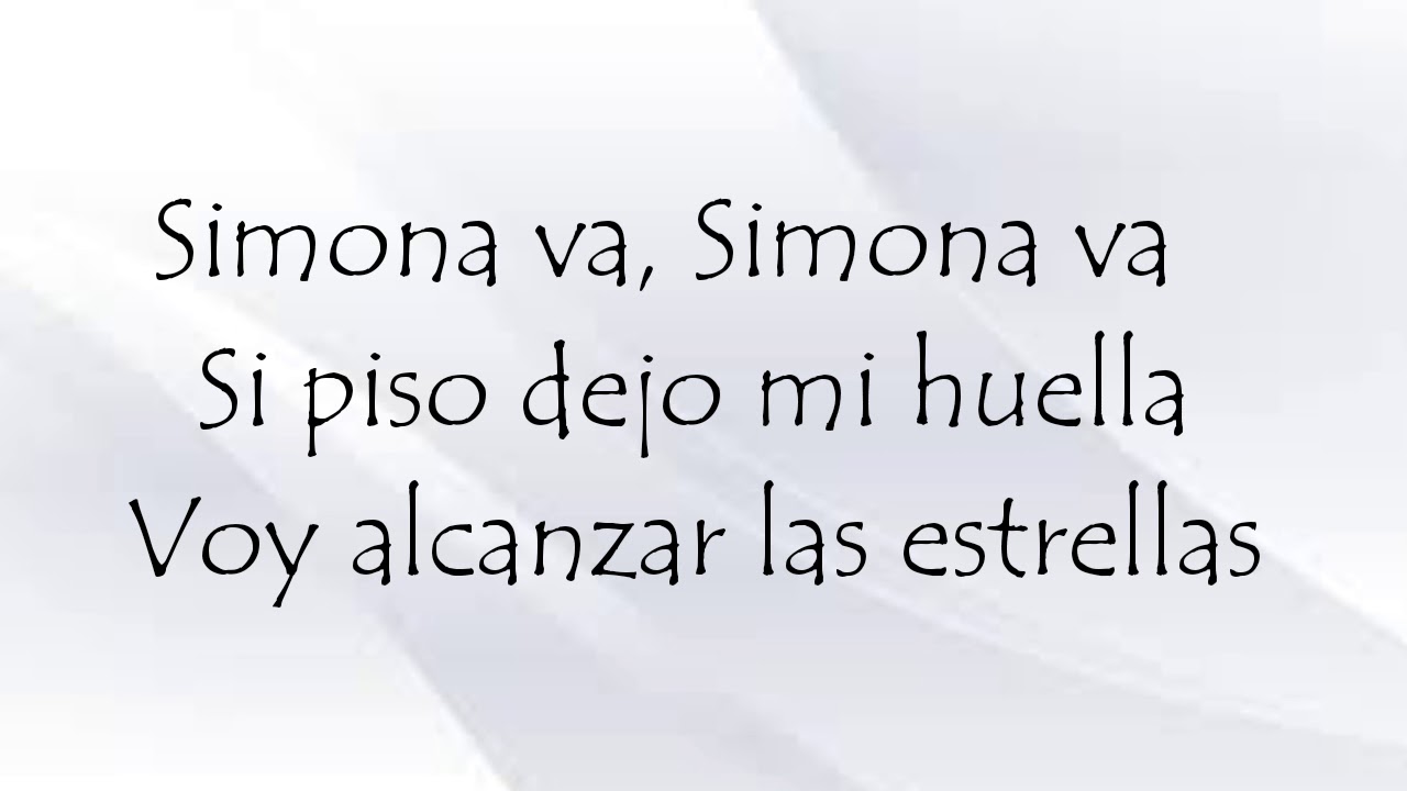 Simona Va - Letra