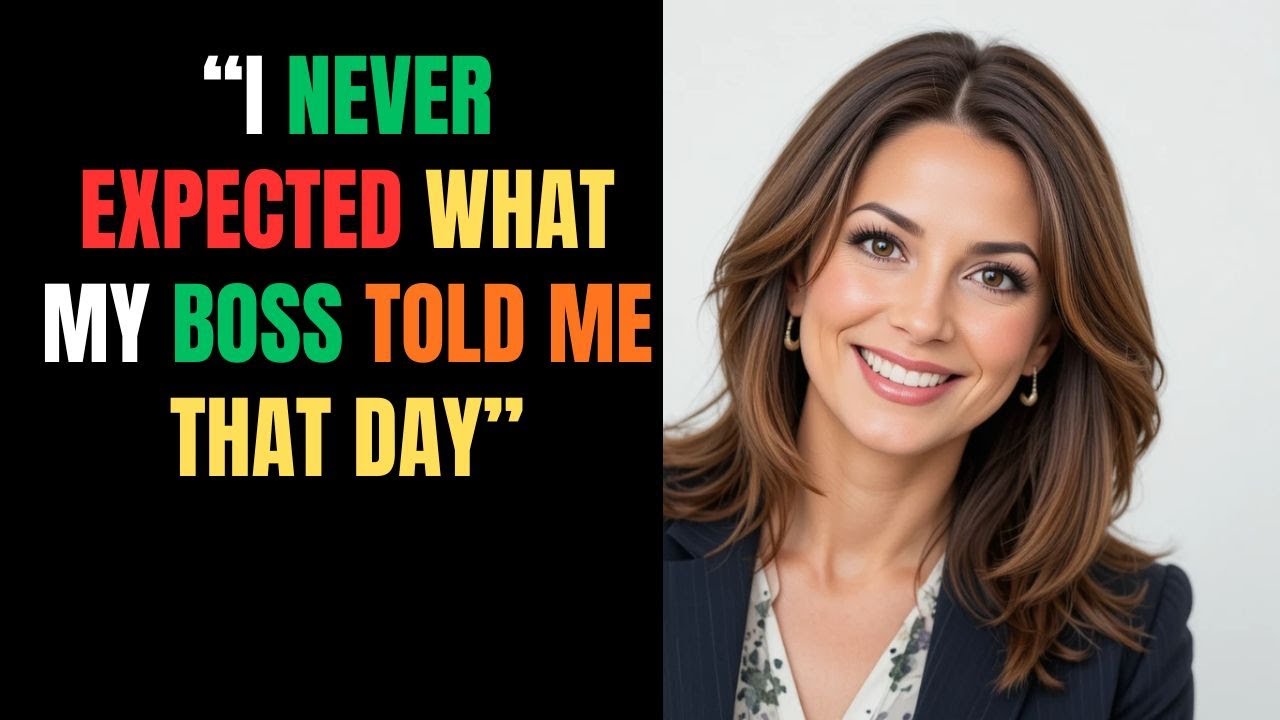 “I Never Expected What My Boss Told Me That Day”