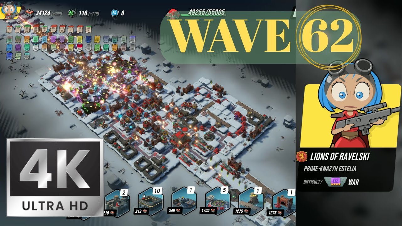 Tower Dominion: Wave 62 Max Difficulty ( New Patch )