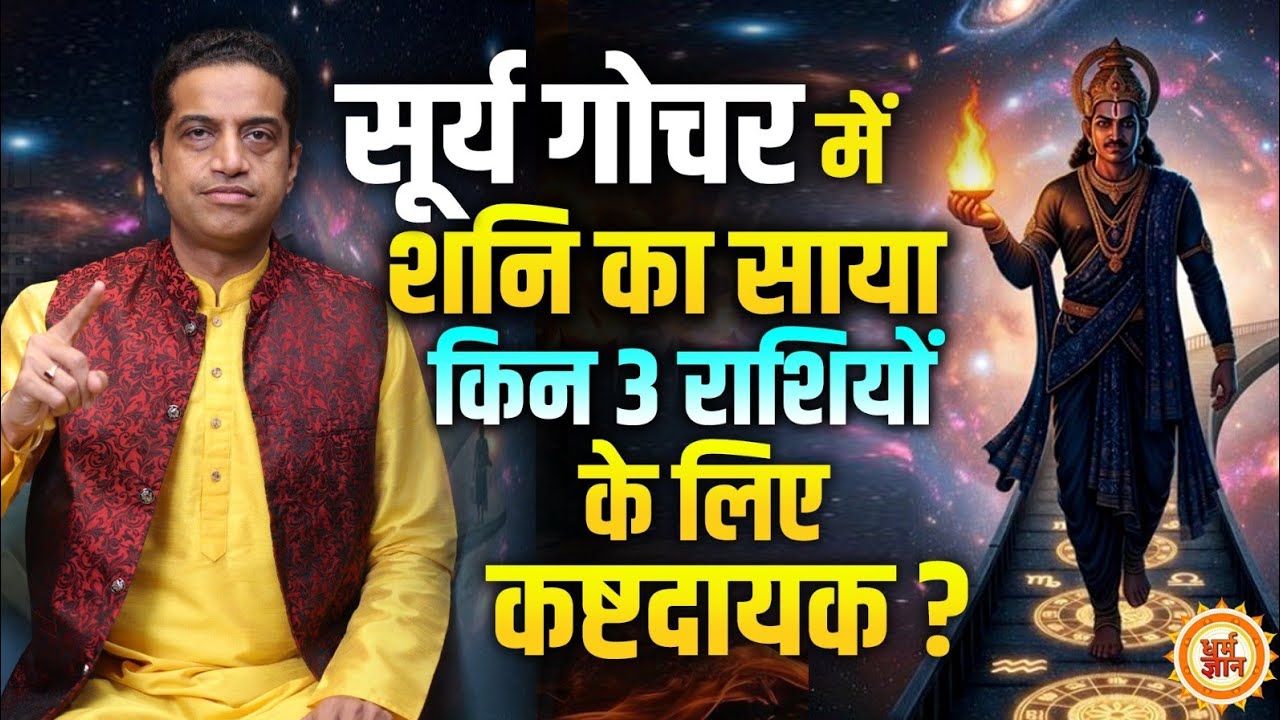 Surya राशि परिवर्तन में दंडाधिकारी Shani की मौजूदगी किन पर भारी ? Mayank Sharma