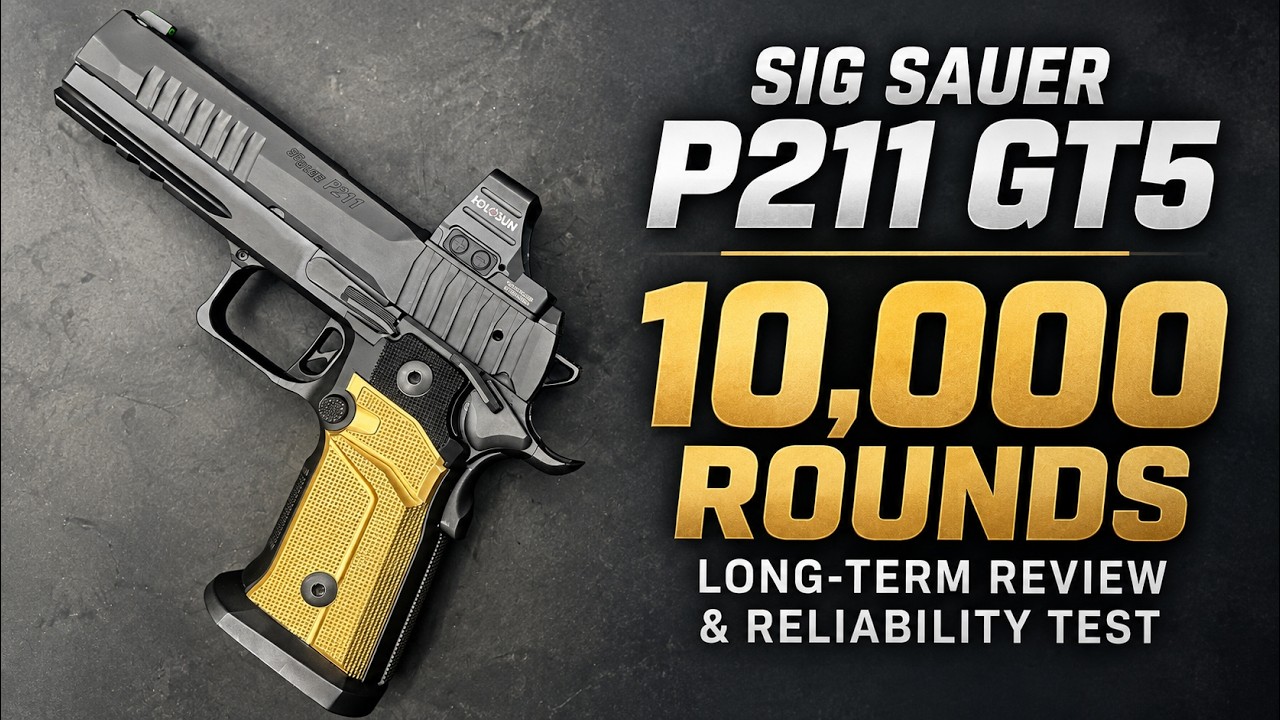 Sig Sauer P211 GT5 10,000 Round Long Term Review & Reliability Test