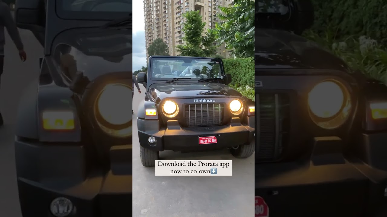 Need an open roof Mahindra Thar @ ₹ 1.5 Lakhs | PRORATA