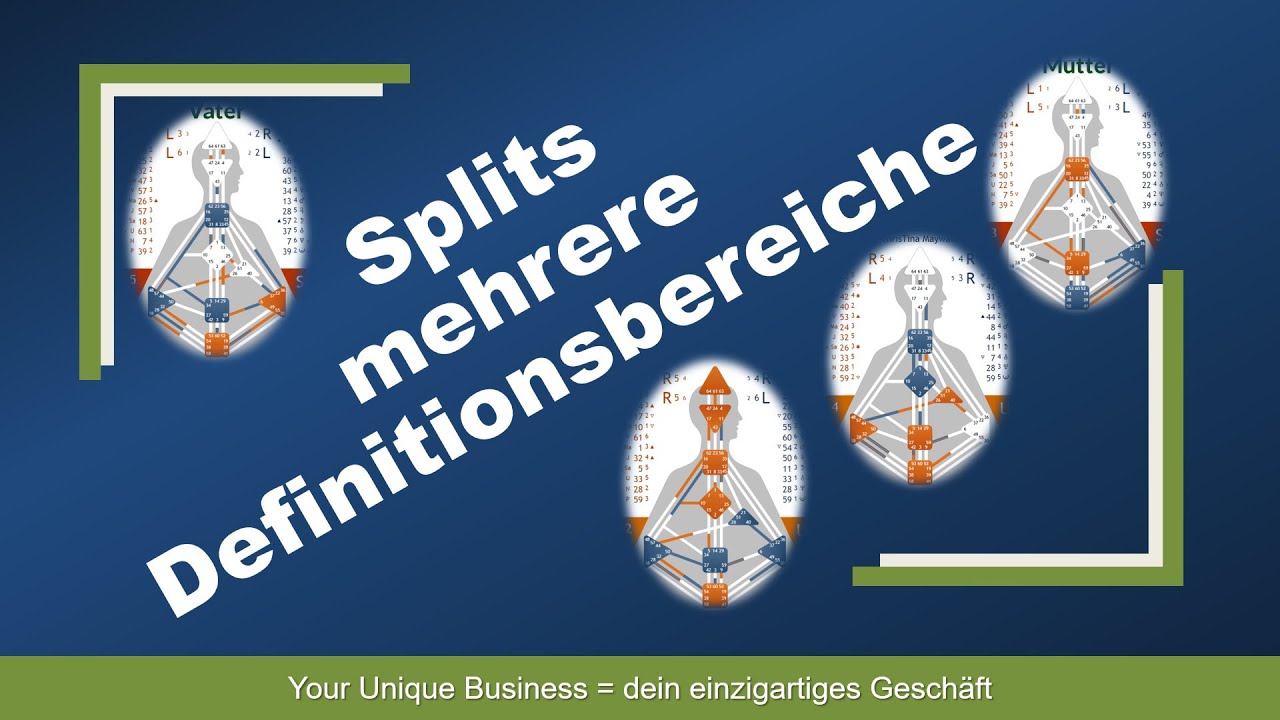 Human Design - Your Unique Business - Splits - mehrere Definitionsbereiche - Auswirkungen Business