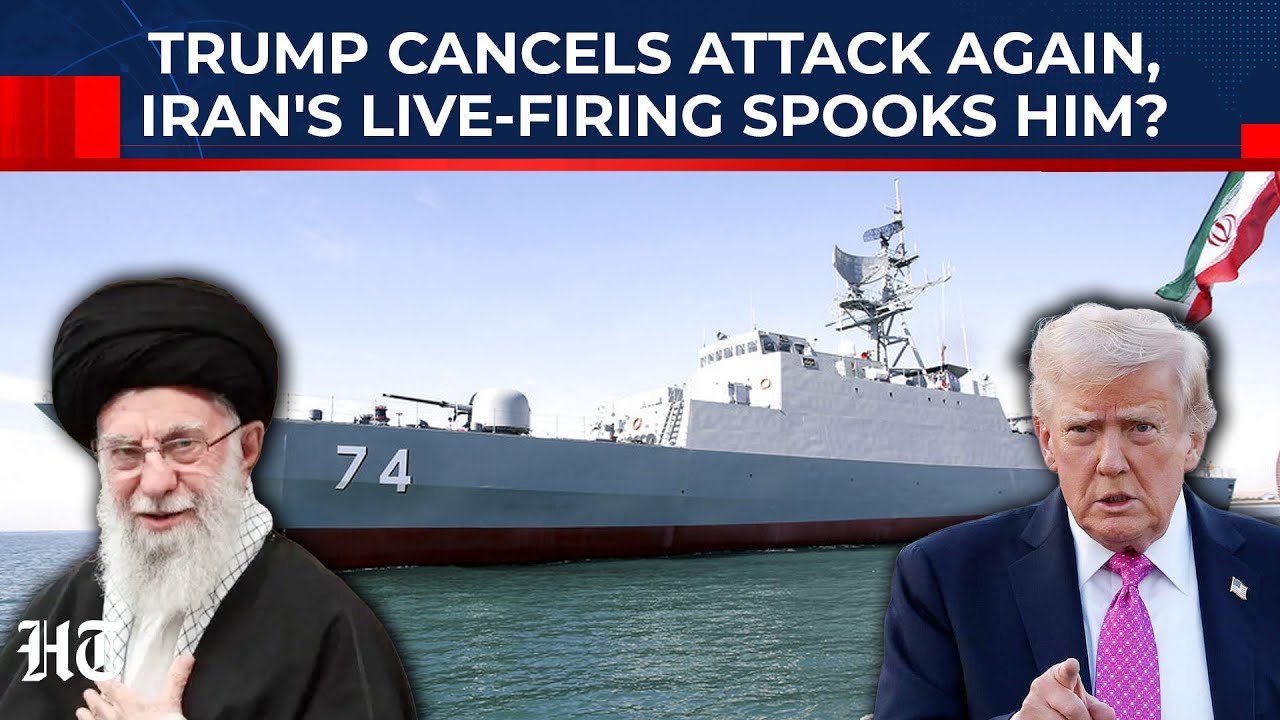 Trump Cancels Attack Again, Iran's Live-Fire Drills Spook POTUS? | USS Lincoln, Hormuz, Khamenei