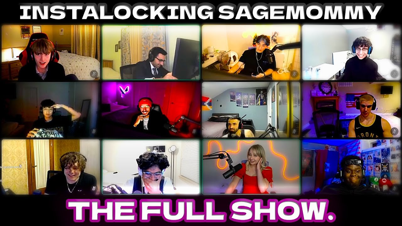 INSTALOCKING SAGEMOMMY: THE VALORANT E-DATING SHOW. (ft. Sagemommy, Dasnerth, Ethos, Nickich & more)