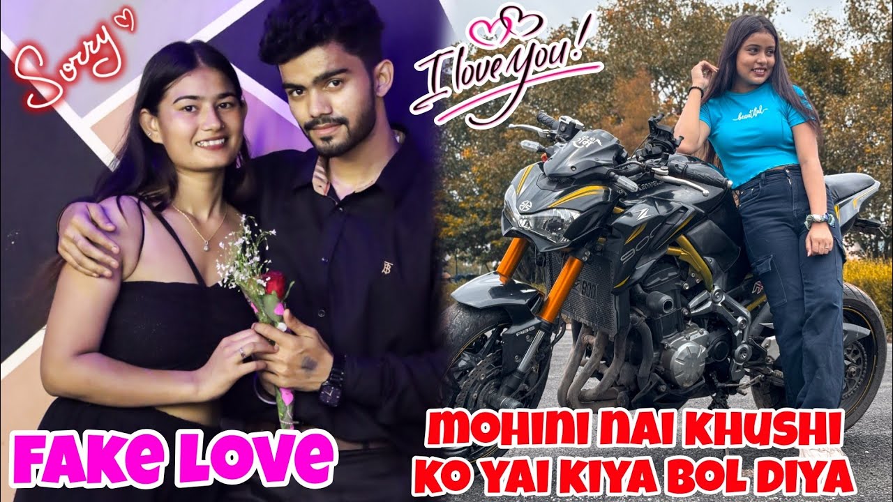 Mohini nai khushi ko Dhamki dai di😱 - ये लड़की तो बहुत खतरनाक है😭- Prank Gone Wrong #z900 #superbike