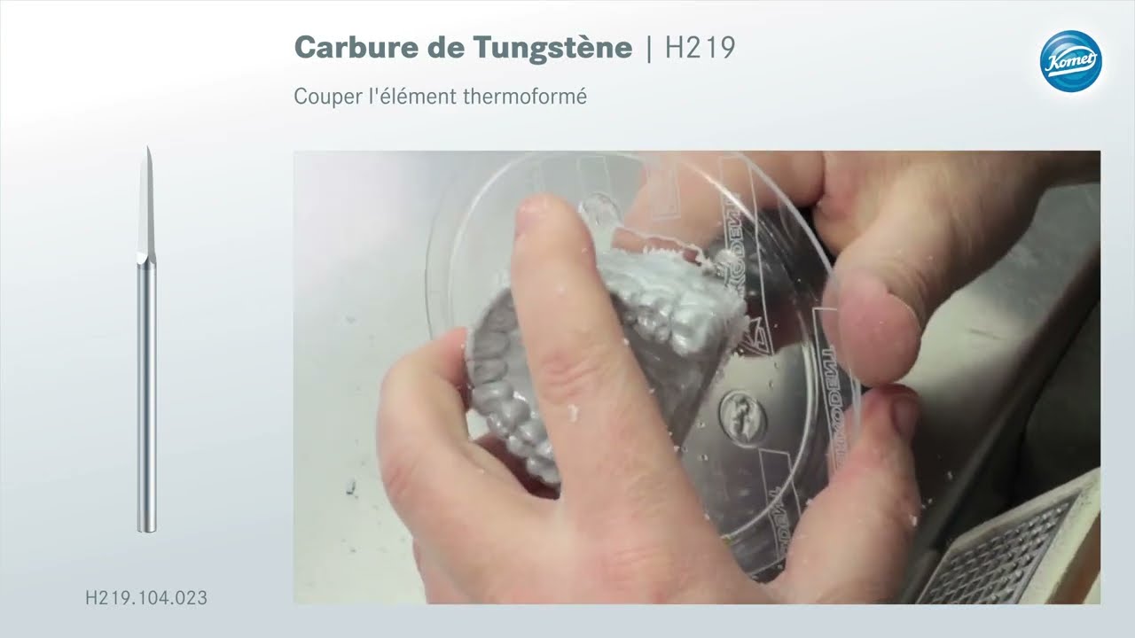 Façonnage et polissage de bords de gouttière