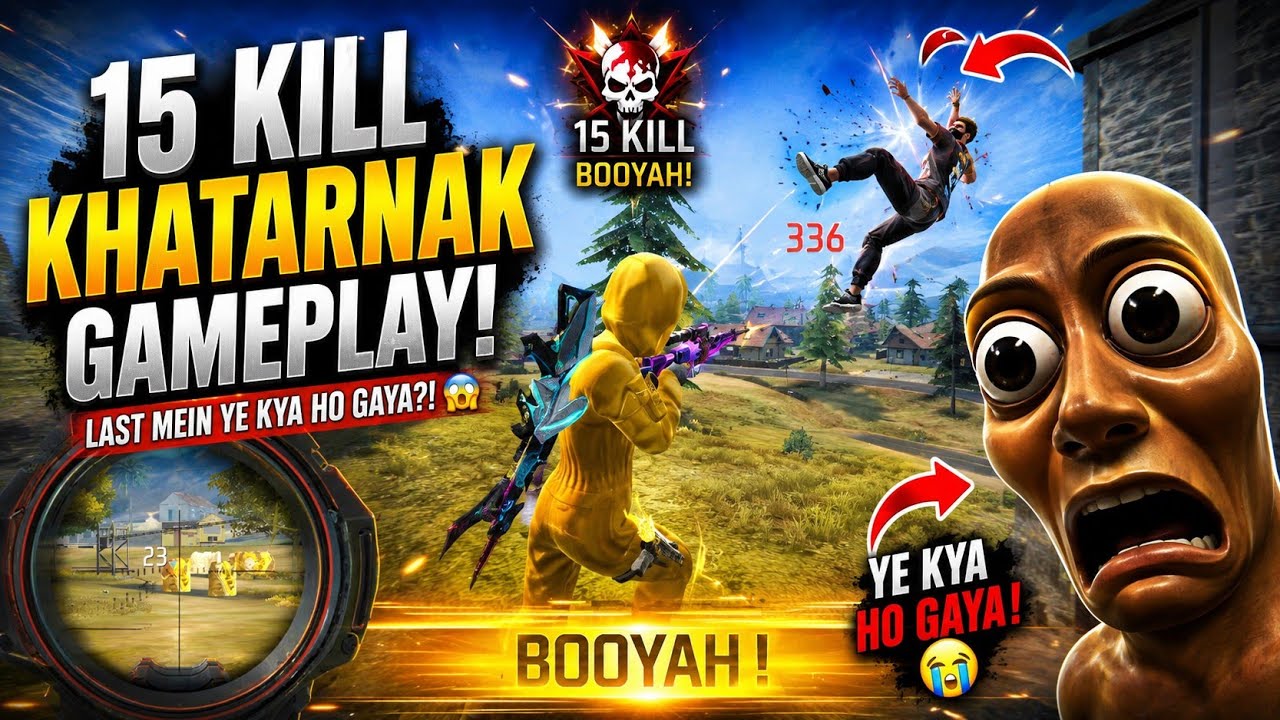 15 KILL MONSTER GAMEPLAY 🔥... WAIT FOR THE END! 