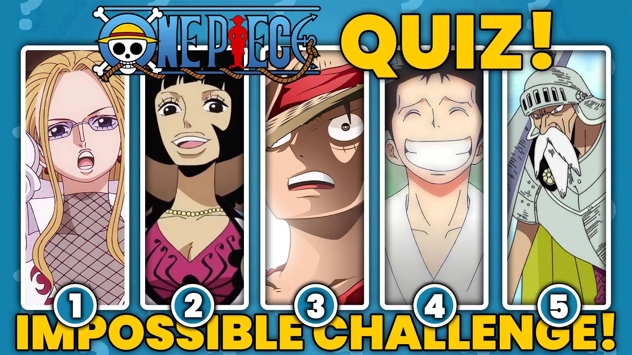 ONE PIECE QUIZ! 🔥👒 Kannst du alle CHARAKTERE Erraten? (Sehr Schwer)