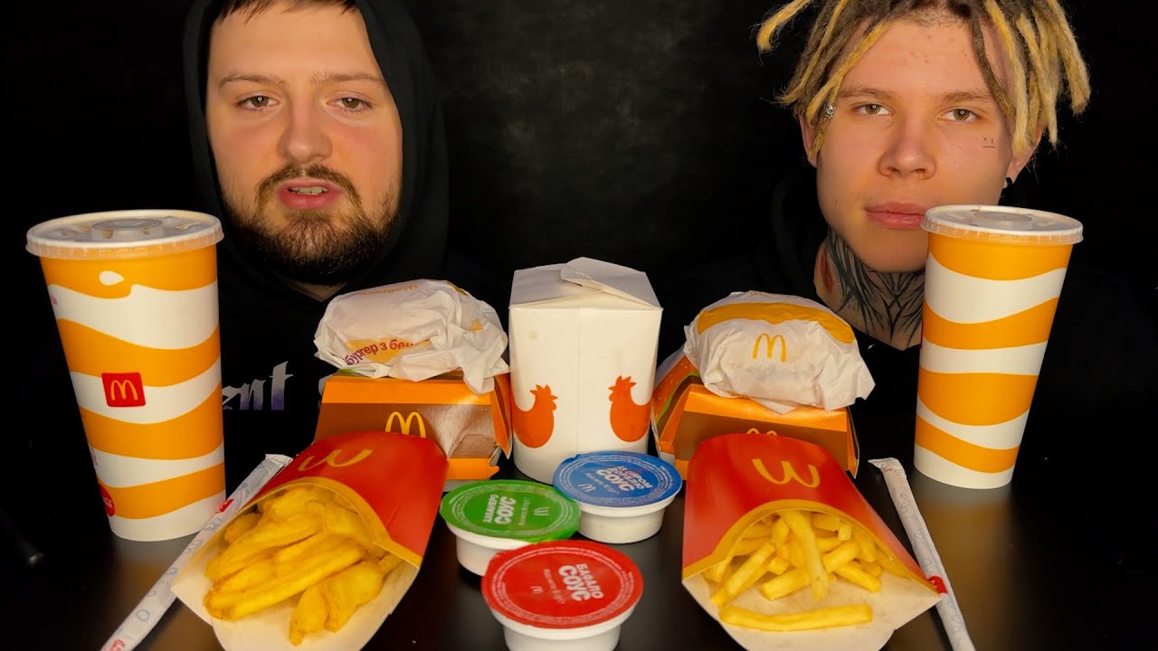 Мукбанг Макдональдс🍔Mcdonald's ASMR