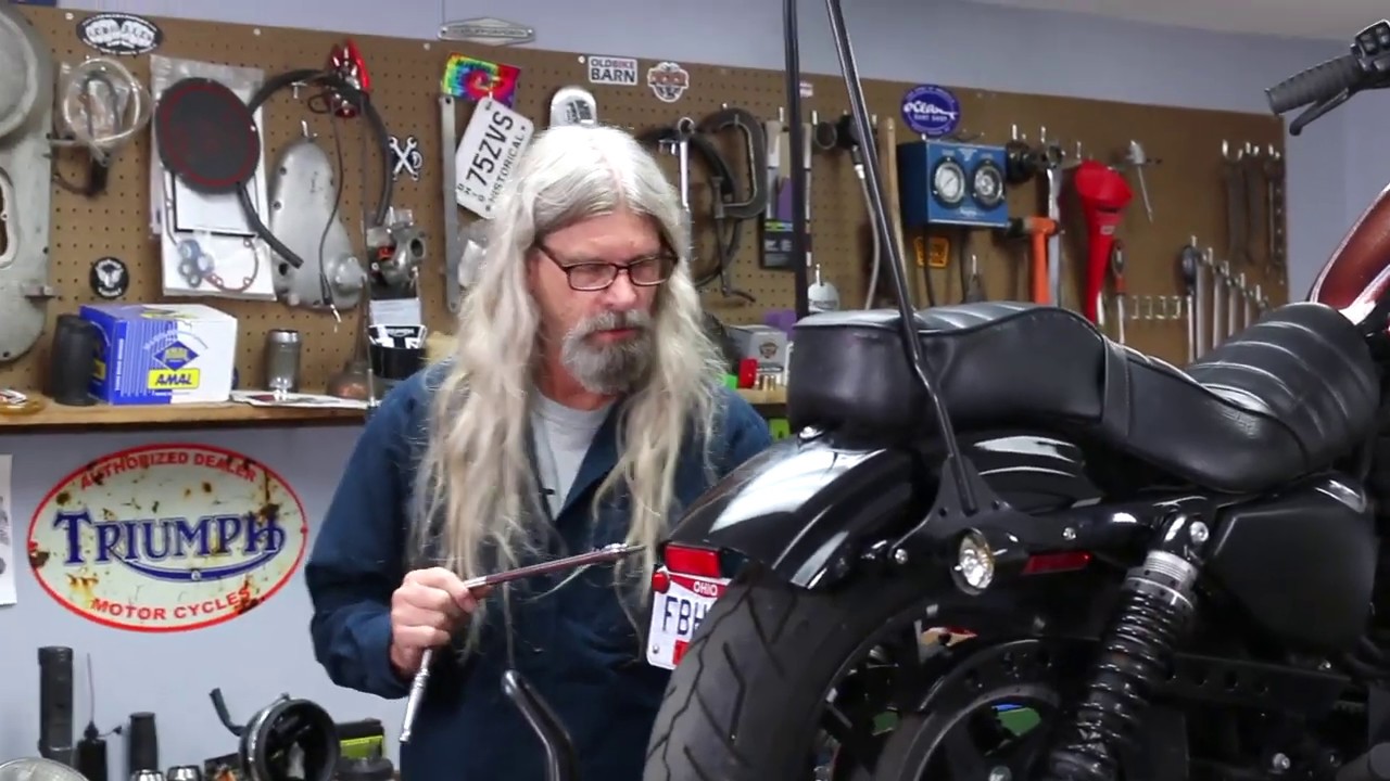 How To Install  A Gasbox Tall Chopper Bolt On Sissy Bar On A 2004 & Up Harley Davidson Sportster