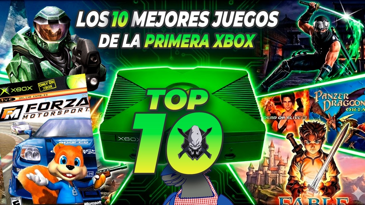 Los 10 MEJORES EXCLUSIVOS del primer XBOX | TOP | Punto de Control VJ